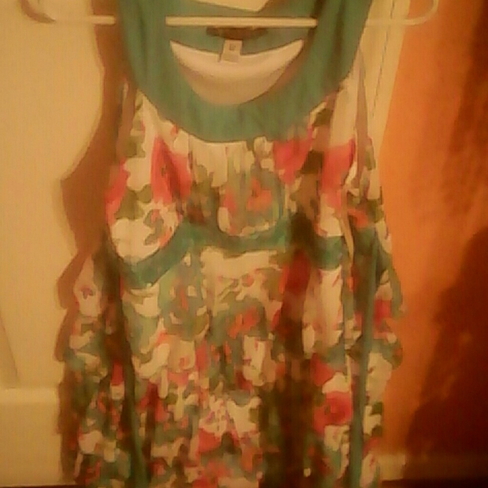 Floral print dress